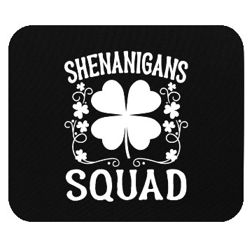 Discover Shenanigans Squad St Patricks Day Matching Group Mouse Pads