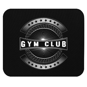 Discover Free gym typography Mouse Pads design