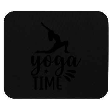 Discover yoga time Mouse Pads