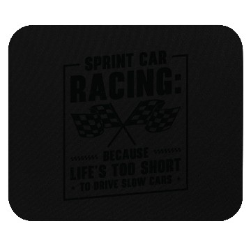 Discover Sprint Car Dirt Track Racing Mouse Pads