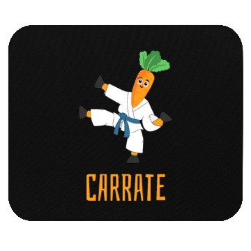 Discover Carrate Carrot Lover Karate Coach Martial Artist Mouse Pads