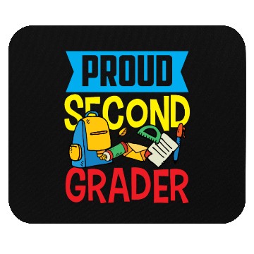 Discover Proud Second Grader 2nd Grade Teacher School Mouse Pads