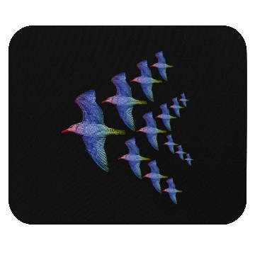 Discover Flying Birds Mouse Pads