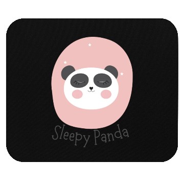 Discover Sleepy panda Mouse Pads