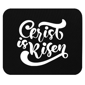 Discover He Is Risen Religious Easter Mouse Pads