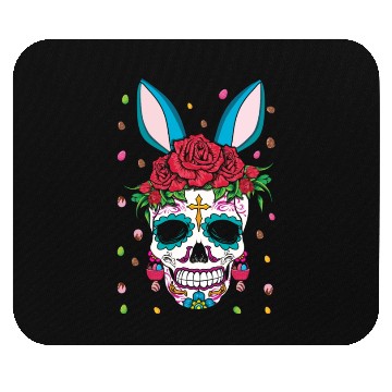 Discover Happy Easter Sunday Dia De Los Muertos Mouse Pads