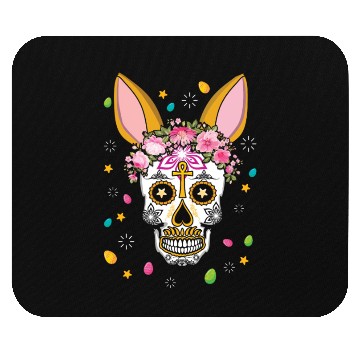 Discover Happy Easter Sunday Bunny Dia De Los Muertos Mouse Pads