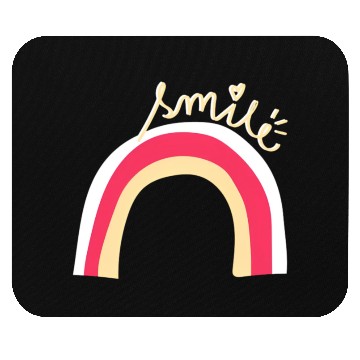 Discover Rainbow, Smile, Positive Quote Mouse Pads