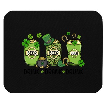 Discover Funny St Patricks Day Drink Mouse Pads