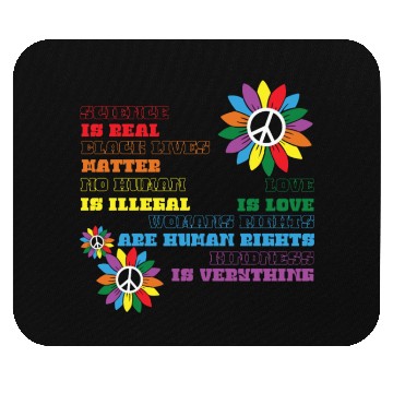 Discover Distressed Science Is Real Black Mouse Pads