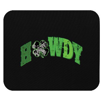Discover Howdy Western St Patricks Day Mouse Pads