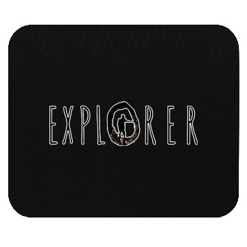 Discover Explorer pathfinder minimalist Classic design Mouse Pads