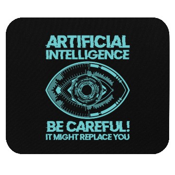 Discover AI Machine Learning Computer Geek Technology Robot Mouse Pads