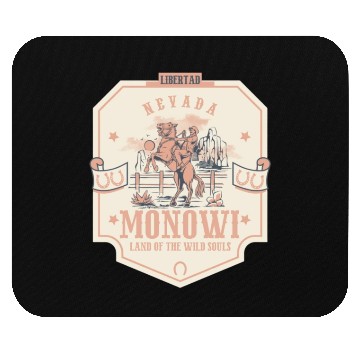 Discover monowi nevada wild west town Mouse Pads