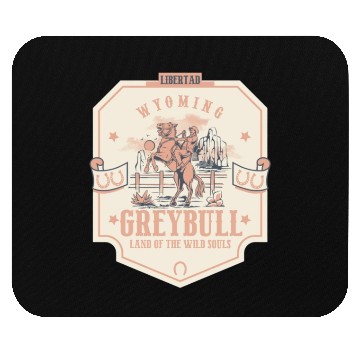 Discover greybull wyoming wild west town Mouse Pads