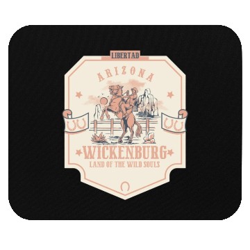 Discover wickenburg Arizonna wild west town Mouse Pads