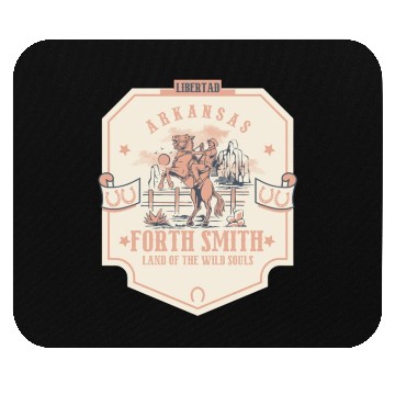 Discover forth smith arkansas wild west town Mouse Pads