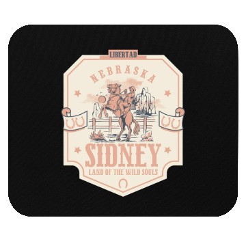 Discover sidney nebraska wild west town Mouse Pads