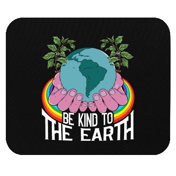 Discover Be Kind To The Earth Rainbow Natural Environment Mouse Pads