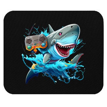 Discover shark game ps 5 Mouse Pads