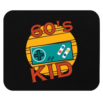Discover Gamer Kid Retro 60s 1960s Mouse Pads
