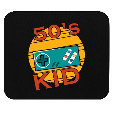 Discover Gamer Kid Retro 50s 1950s Mouse Pads