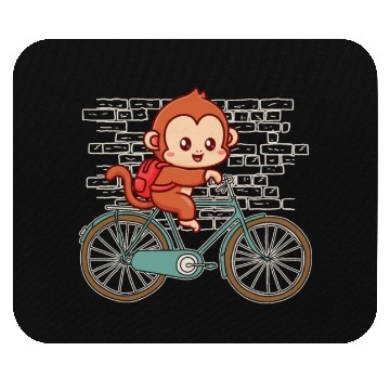 Discover Monkey Bicycle Mouse Pads