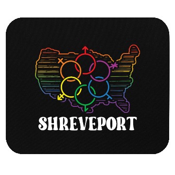 Discover Shreveport Pride Month Pride Flag LGBT Community L Mouse Pads