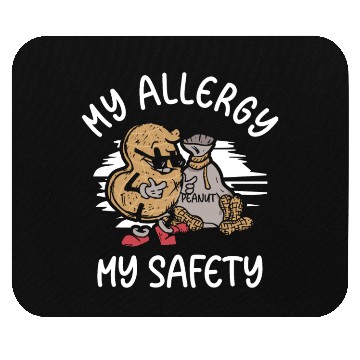 Discover My Allergy My Safety Peanut Allergic Mouse Pads