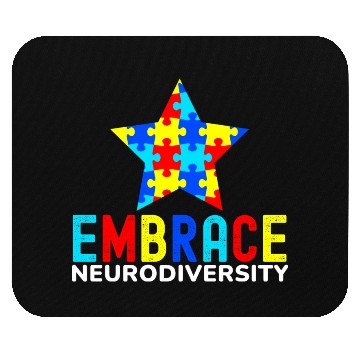 Discover Embrace Neurodiversity Mouse Pads