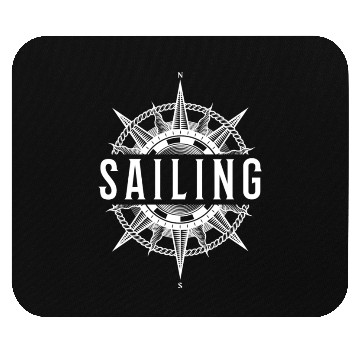 Discover Sailing Comapss Rose Mouse Pads