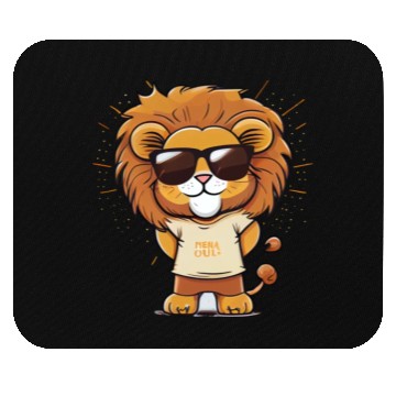 Discover lion Mouse Pads