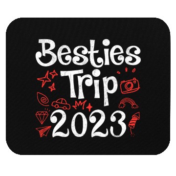 Discover Besties Trip 2023 Summer Vacation Spring Break Mouse Pads