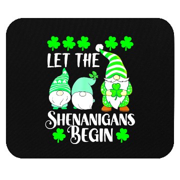 Discover Funny St Patricks Day Let the Shenanigans Begin Gn Mouse Pads