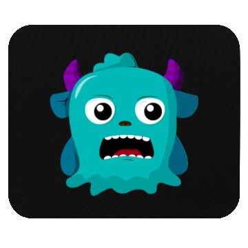 Discover Mini monster catfish head Mouse Pads