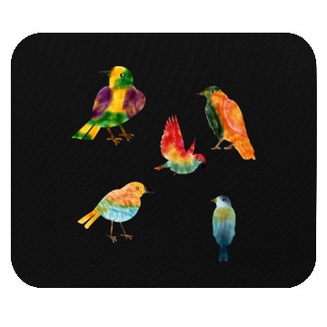 Discover Colorful Birds Mouse Pads