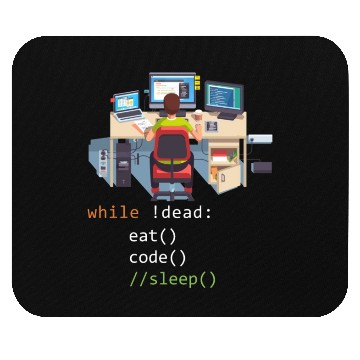 Discover Computer Science Python Programmer Eat Code Sleep Mouse Pads