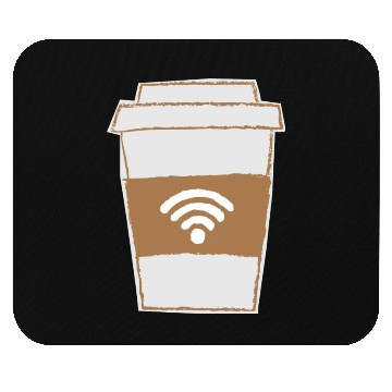 Discover Coffee Wifi Mouse Pads