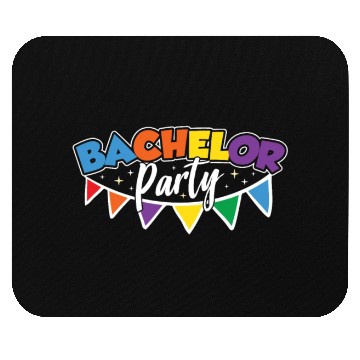 Discover Bachelor Party Groom Bride Team Mouse Pads