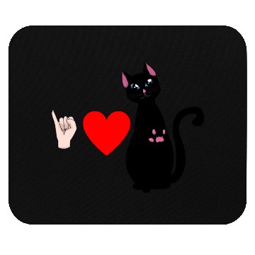 Discover I love cats Mouse Pads