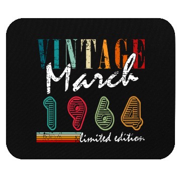 Discover March 1964 Anniversary March Mouse Pads
