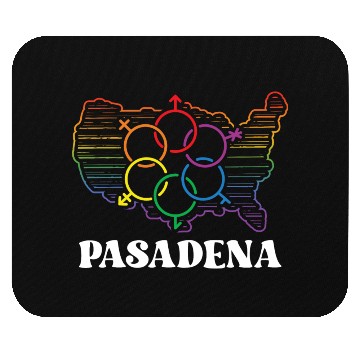 Discover Pasadena Pride Month Pride Flag LGBT Community LGB Mouse Pads