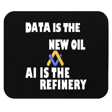 Discover AI, Data New Oil, Artificial Intelligence T-shit Mouse Pads