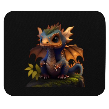 Discover cute dragon Mouse Pads