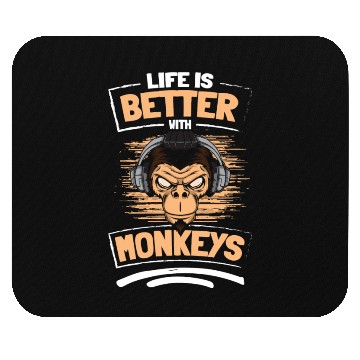 Discover Ape Chimpanzee Colorful Children Mouse Pads