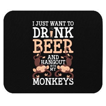 Discover Ape Chimpanzee Funny Silly Mouse Pads