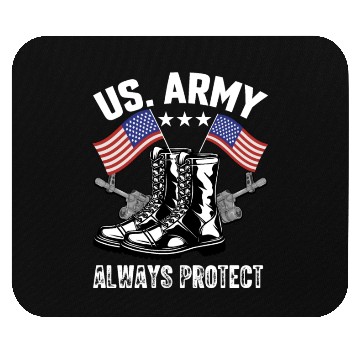 Discover Us army always protect Mouse Pads