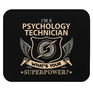 Discover Psychology Technician Mouse Pads - Superpower Job Gif