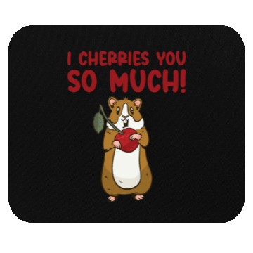 Discover Cute Animal Hamster Cherry Pet Food Pet Hamster Mouse Pads
