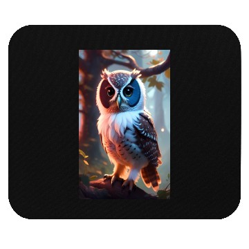 Discover Colorful Realistic Owl Mouse Pads